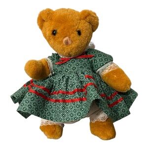 💎5/$25 Madame Alexander well dressed bears little red riding hood teddy bear 80s